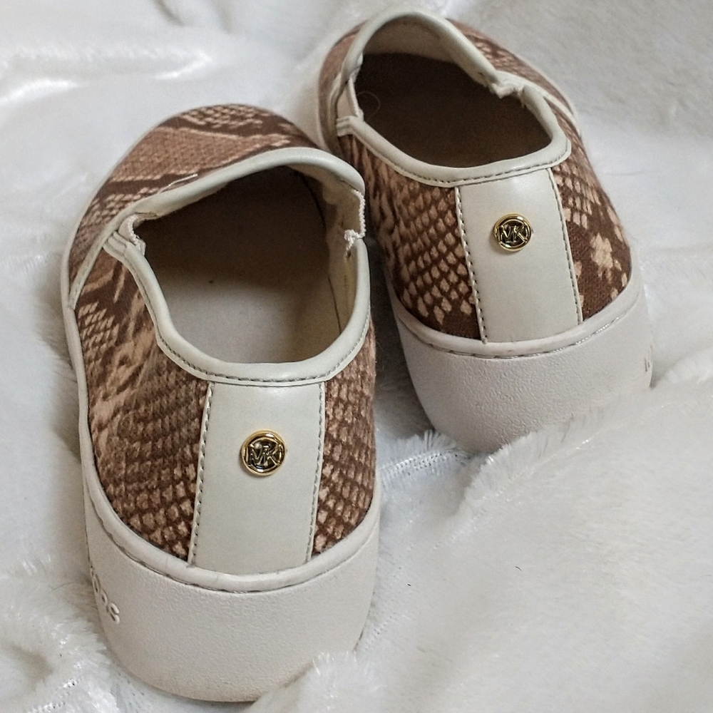 Michael Michael Kors Teddi Slip-On Python Print S… - image 7